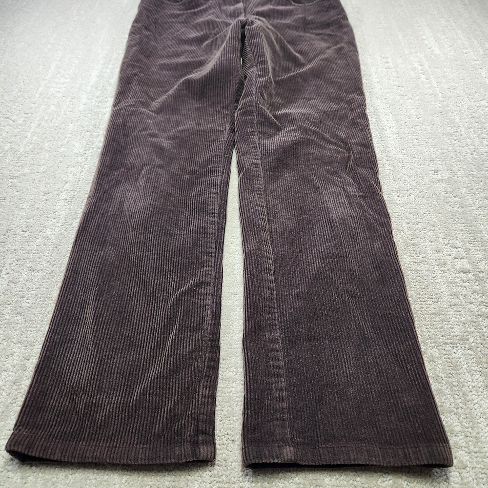 Vintage Ralph Lauren Corduroy Pants Women 10 Brown Chunky‎ Wale Bareback Western